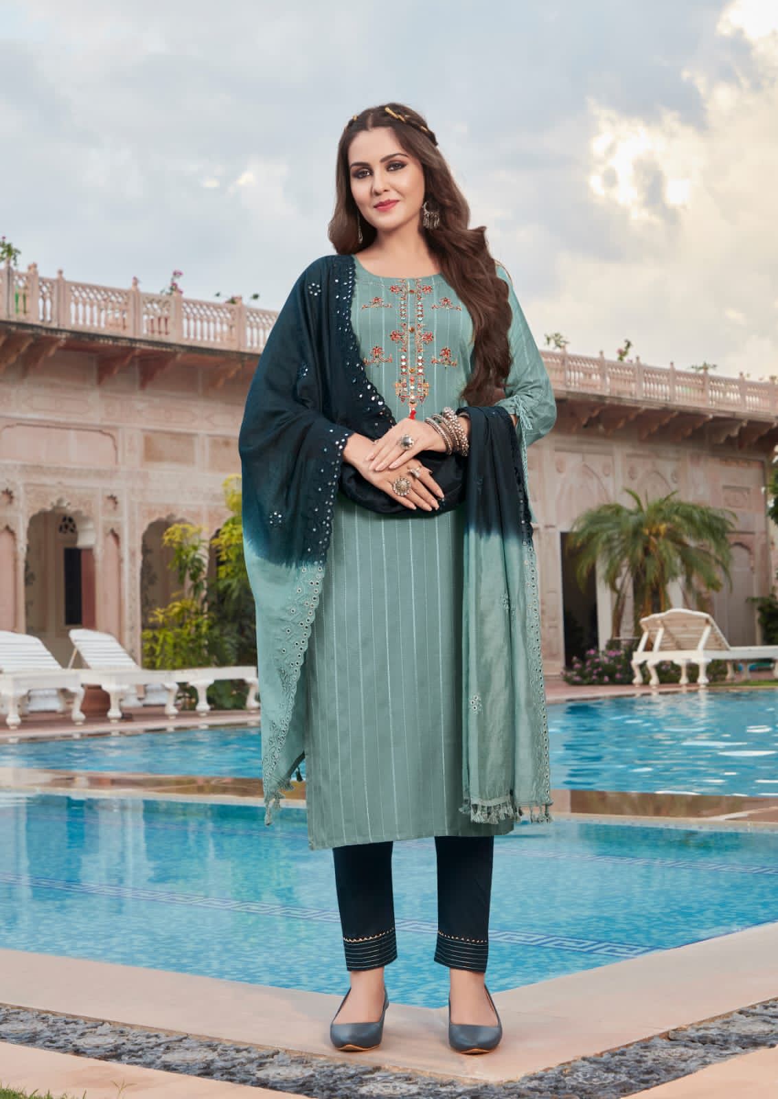 KARISSA KIA Fancy Ethnic Wear Designer Latest Readymade Suit Collection